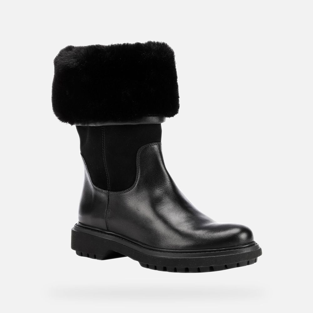 Geox Bayan Bot Siyah - Asheely Abx - NMG-105694